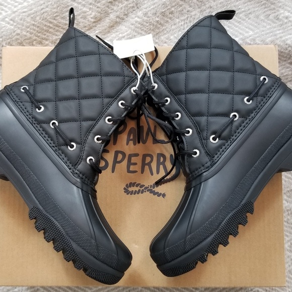 SPERRY Boots BNWT Quilted Water Resistant - Picture 5 of 10